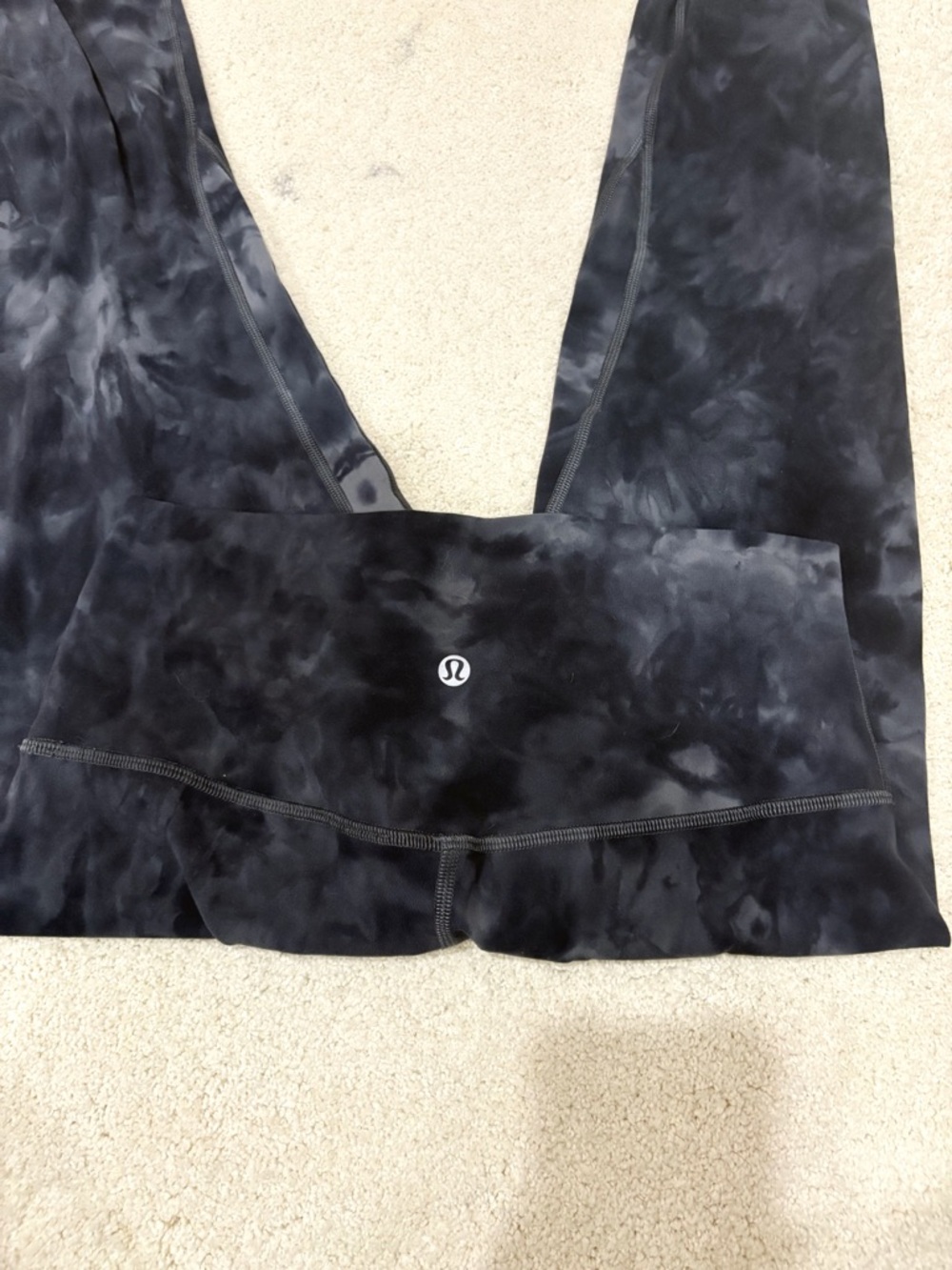 Lululemon Align 25” Pant Diamond Dye Pitch Grey Graphite Grey Size 8 - Picture 4 of 8